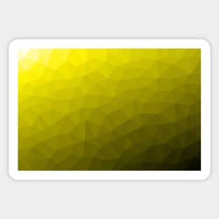 Yellow gold ombre gradient geometric mesh pattern Sticker